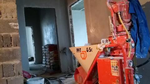 оборудование для нанесения штукатрки механическим способом